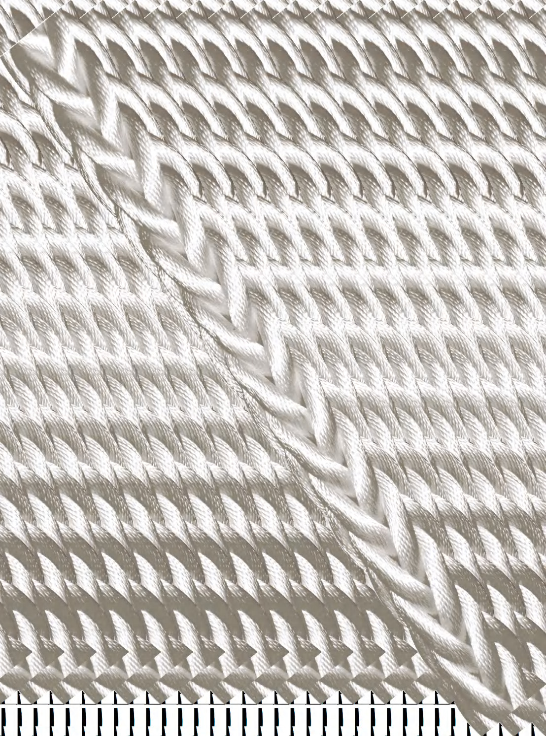 POWERNYLON white 8-strand