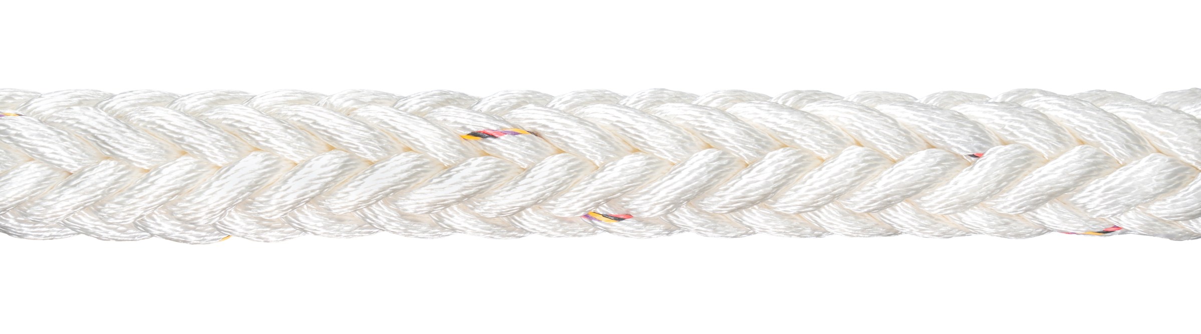 POWERNYLON white nylon 8-strand mooring rope