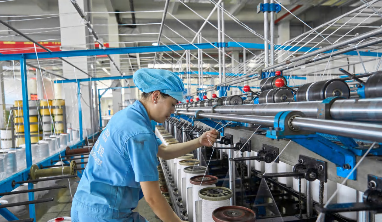 Manufacturing facility — rope braiding machinery